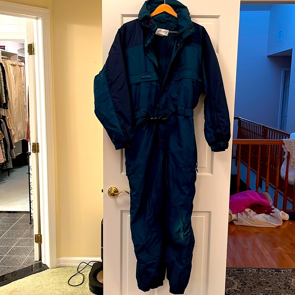 Vintage 90s Columbia Mens Ski Snow Suit One Piece Sz M